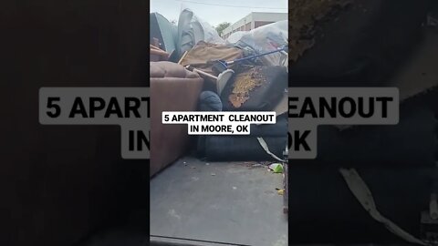 FIVE APARTMENT UNIT EVICTION CLEANOUT IN MOORE, OKLAHOMA | SOONER STATE JUNK REMOVAL