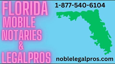 Sarasota FL Online Mobile Notary Public Near Me 1 877 540 6104