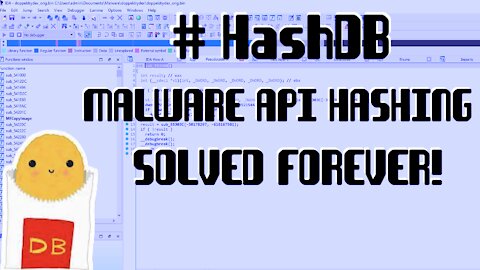 HashDB - Malware API Hashing Obfuscation Solved Forever (Not Clickbait)