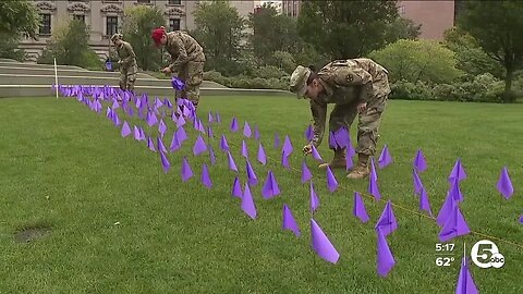 This is why you'll see thousands of purple flags in Public Square