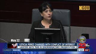 Conflict of interest charges filed against Supervisor Leticia Perez