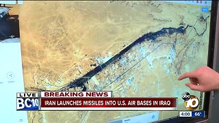 Iran launches missiles into U.S. air base in Iraq