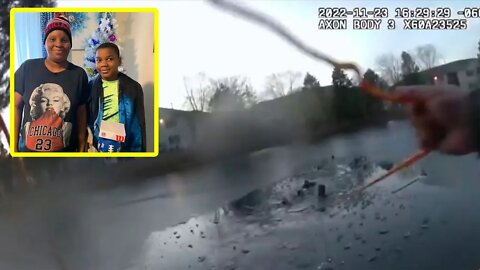 Illinois police save drowning child in icy pond, mother says she thought her son 'was not going to b