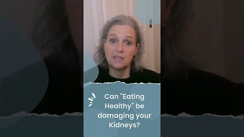 High Blood Sugar and Kidney Disease- Is "Eating Healthy" Hurting Your Kidneys #shorts #kidneyhealth