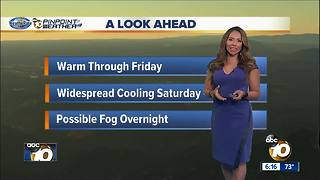 10News Pinpoint Weather with Meteorologist Angelica Campos