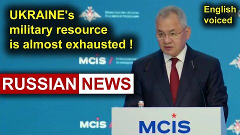 Shoigu's speech at the XI Moscow Conference on International Security (MCIS) | Russia, Ukraine