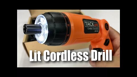 Tacklife SDH13DC Advanced 3-Position Cordless Screwdriver with LED Lights Review