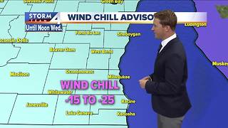 Wind Chill Advisory remains in effect Tuesday