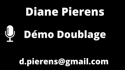 Demo doublage Diane Pierens