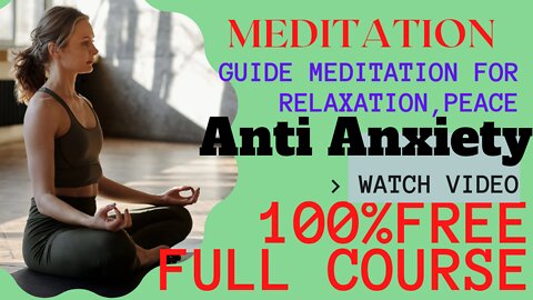 A new method to earning from Anti Anxiety formula for beginners 100% free full course