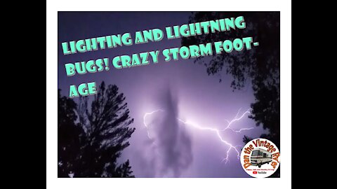 Lightning and Lightning Bugs!