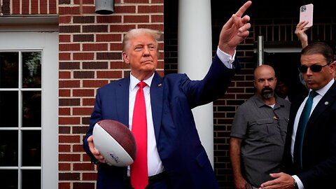 Trump Attends the Clemson Tigers vs South Carolina Gamecocks NCAA Football Game