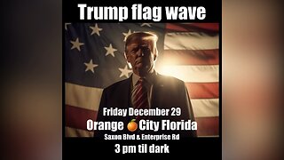 Trump Flag Wave tomorrow