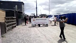motorcade against gender-based violence in Gugulethu