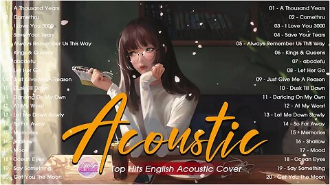 The Best Of Acoustic Songs Cover 2023 Playlist ❤️ Top Hits Acoustic Love Songs Cover Of All Time