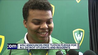 WSU announces free tuition pledge for all Detroit students and residents