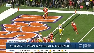 Heisman winner Joe Burrow shines in LSU's national title win over Clemson