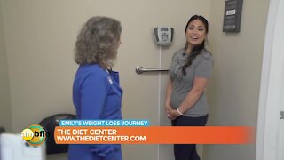 Emily's first checkin with the Diet Center