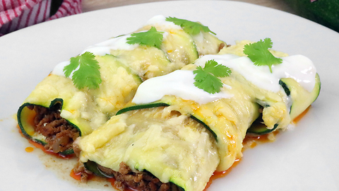 How to make low carb zucchini enchiladas