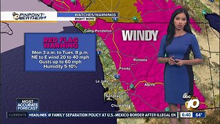 10News Pinpoint Weather for Sun. Oct. 14, 2018