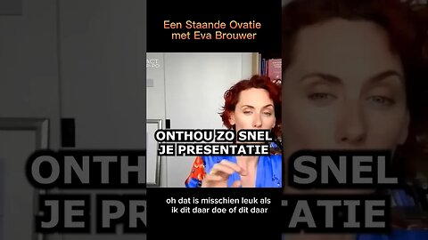 Staande ovatie met Eva Brouwer