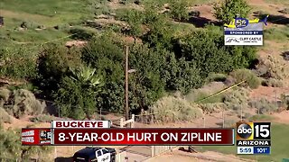 8-year-old boy hurt on zipline in Buckeye