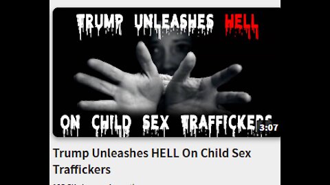 Trump Unleashes HELL On Child Sex Traffickers--Is that such a bad thing?