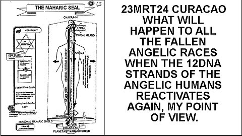 23MRT24 CURACAO WHAT WILL HAPPEN TO ALL THE FALLEN ANGELIC RACES WHEN THE 12DNA STRANDS OF THE ANGEL