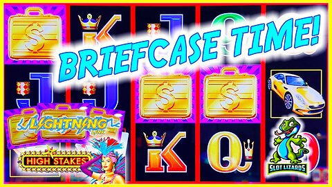 BRIEFCASE TIME!!! GOING FOR THE GRAND! Lightning Link High Stakes Slot