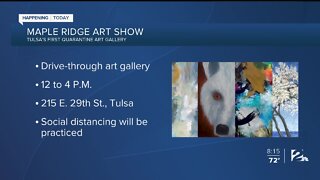 Tulsa's first quarantine art gallery today