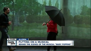 Alden High School students let Thuy Lan Nguyen fly as Mary Poppins!