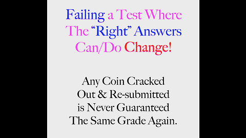 Educational: Marketing propaganda - Coin Grading Test FAIL - Tested...but no correct answers exist!