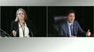 Ewa Krajewska, Lawyer from the CCLA Questions Justin Trudeau at EMA (POEC) hearing 2022-11-25