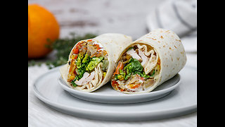 All-in-one oven chicken wrap recipe