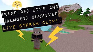 Speedster Gaming SURVIVAL ⚡️ LIVE STREAM CLIP 🚨 ~ Minecraft modded survival series