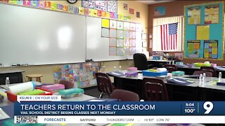 Vail teachers prepare to for class next Monday