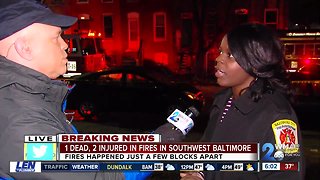 One dead, two injured in early morning Southwest Baltimore fire