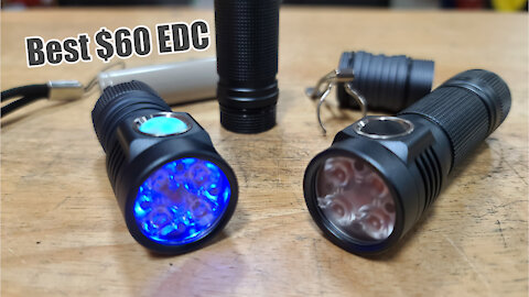 THE Best EDC Flashlight (YOU NEED THESE!) EMISAR D4V2