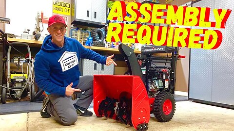 I UNBOXED & ASSEMBLED A POWERSMART 24 INCH GAS SNOWBLOWER, HERE'S HOW!