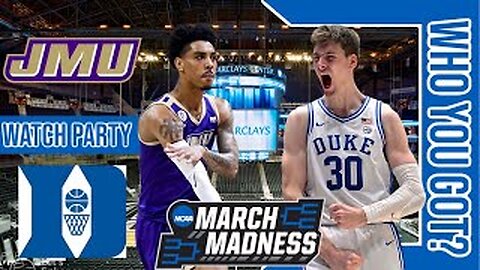 James Madison Dukes vs Duke Blue Devils | Play by Play Stream | NCAA 2023 RD32