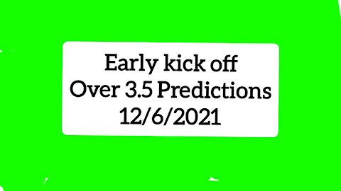 FOOTBALL PREDICTIONS TODAY 12/6/2021|DAILY BETTING TIPS TODAY, #bettingtips#freepicks