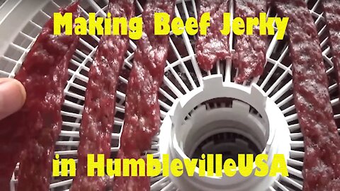 DEHYDRATION: Recipe and How To Make Beef Jerky from Ground Beef in NESCO dehydrator with an extruder