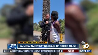 La Mesa investigating claim of police abuse
