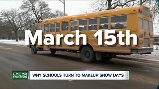 WNY schools turn to make-up snow days