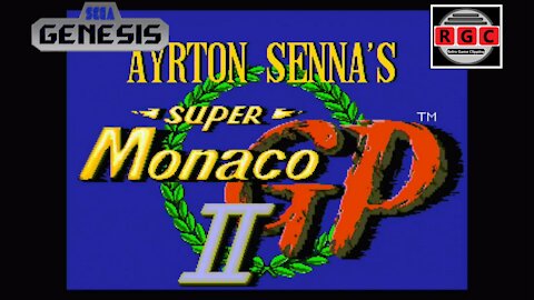 A Quick Test Drive of 'Ayrton Senna's Super Monaco GP II' - Retro Game Clipping