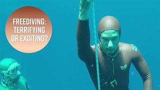 Would you jump into the deep blue world of freediving?