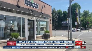 Retail and restaurant owners begin to re-open