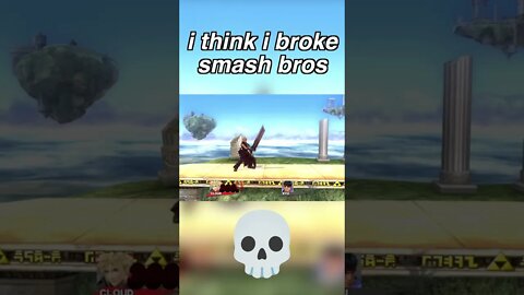 I Broke Smash Bros Wii U…