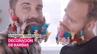 Extrañas tendencias: Barbas decoradas