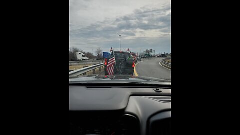 People's Convoy 030622: Successful day showing numbers on the D.C Beltway